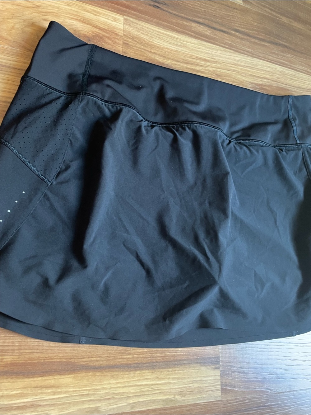 Athleta Run With It 14" Skort Women's Large Black Athletic Running Golf Tennis - Picture 9 of 9